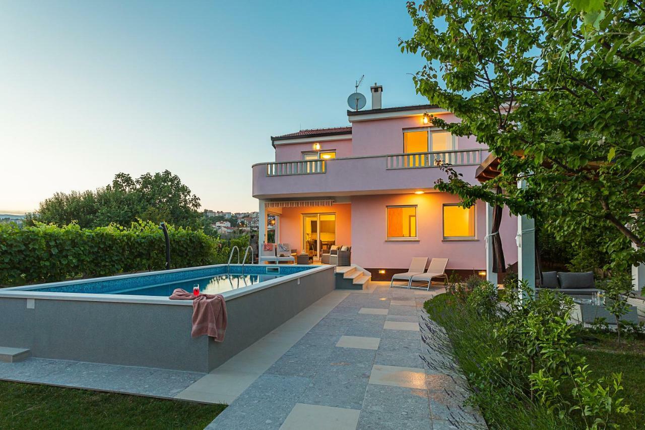 Villa Sweet Home Marija With Heated Pool Split Eksteriør billede